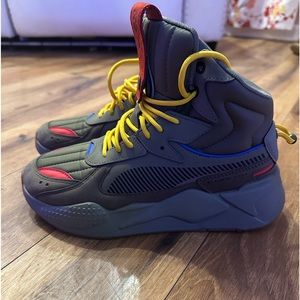 Puma RSX olive green 5.5y